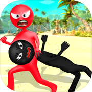 Super Hero Stickman Fight Game