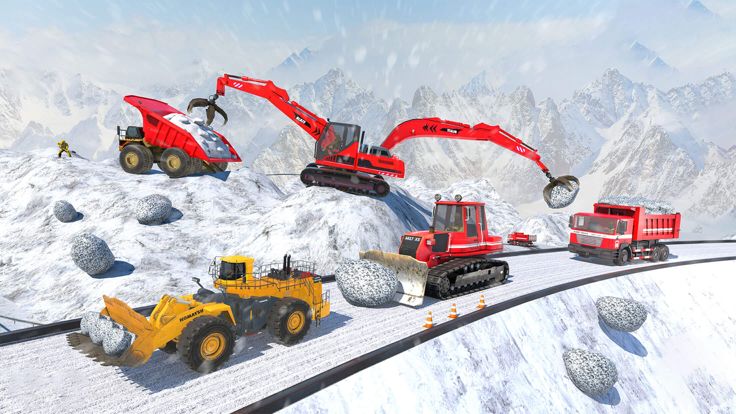 Excavator Crane Game游戏截图