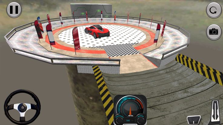 Mega Car Stunts Ramp Car Game游戏截图