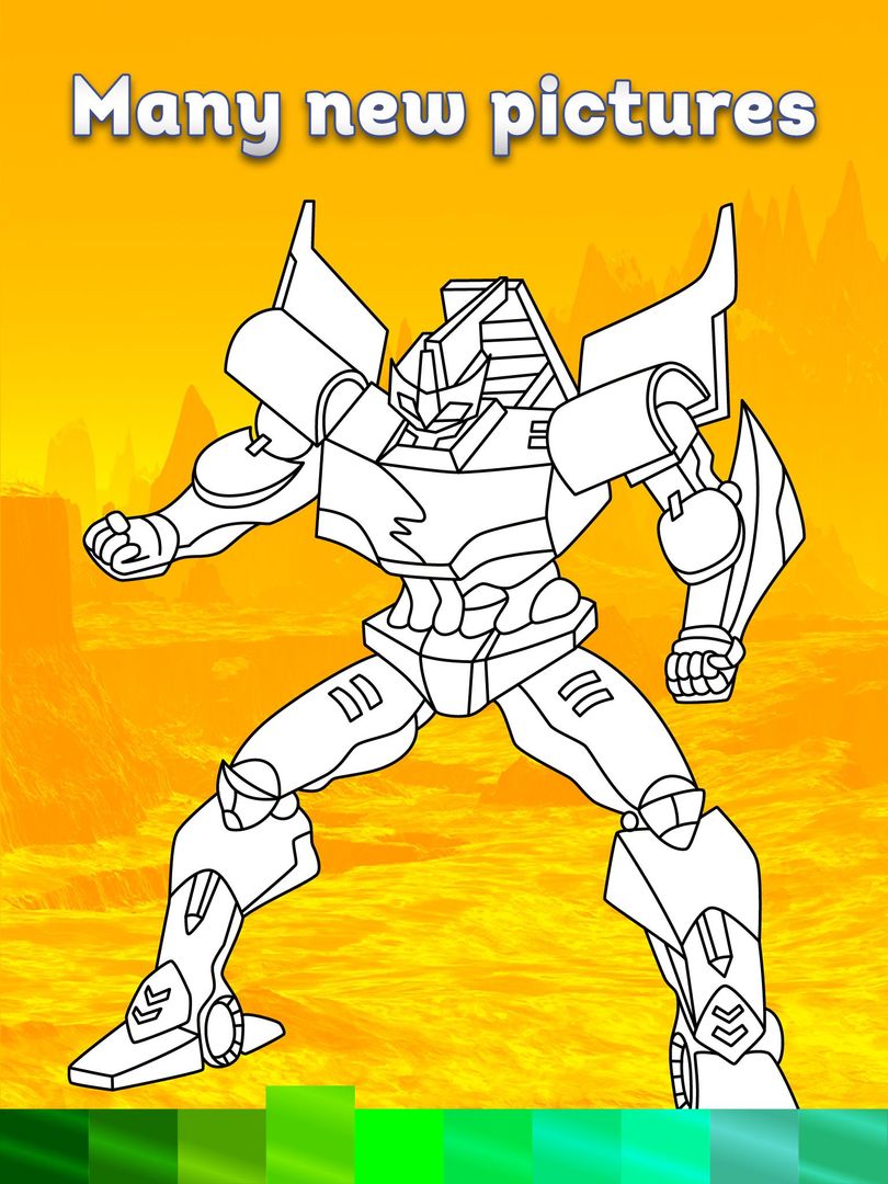 Robots Coloring Pages with Animated Effects   Download Game   TapTap
