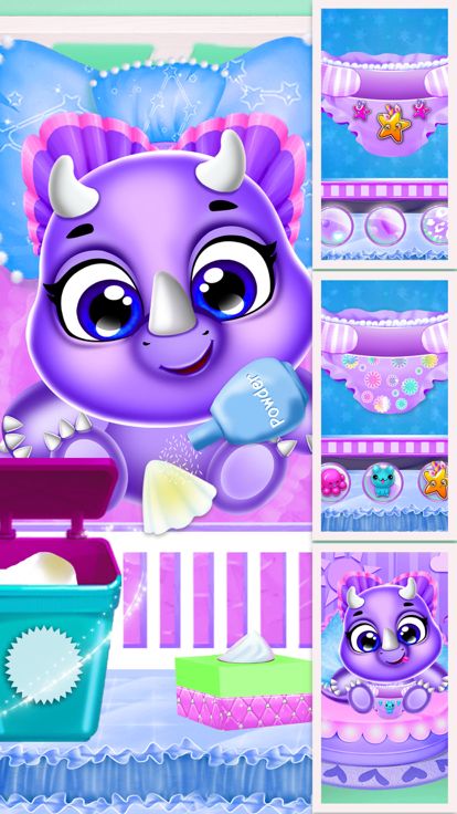 恐龙幼儿小马游戏-恐龙牙医游戏游戏截图