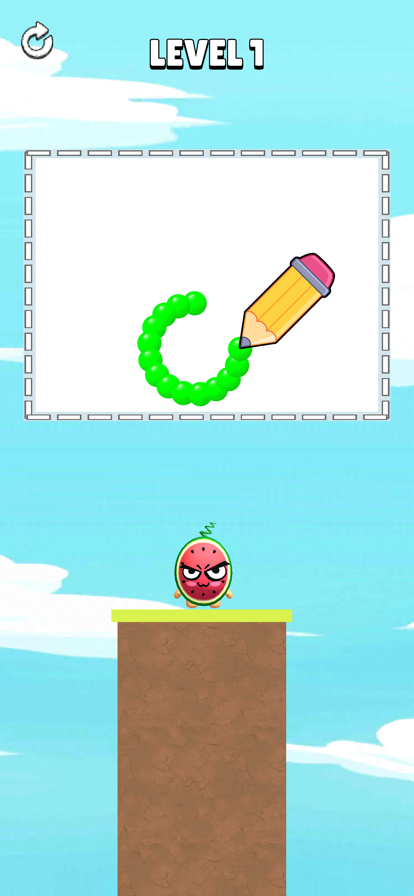 Draw To Smash Watermelon游戏截图