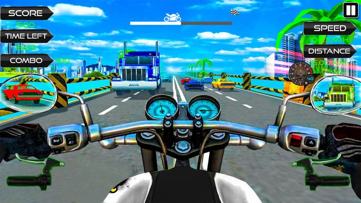 Moto Rider Highway Racer 3D游戏截图