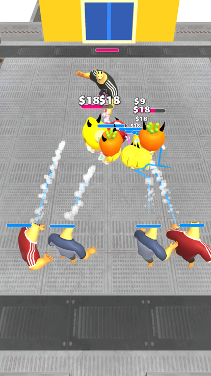 Banana cat Merge battle游戏截图