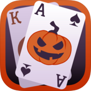 Solitaire Game. Halloween