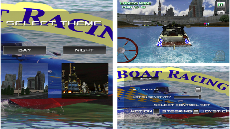 Boat Racing 3D Free Top Water Craft Race Game游戏截图
