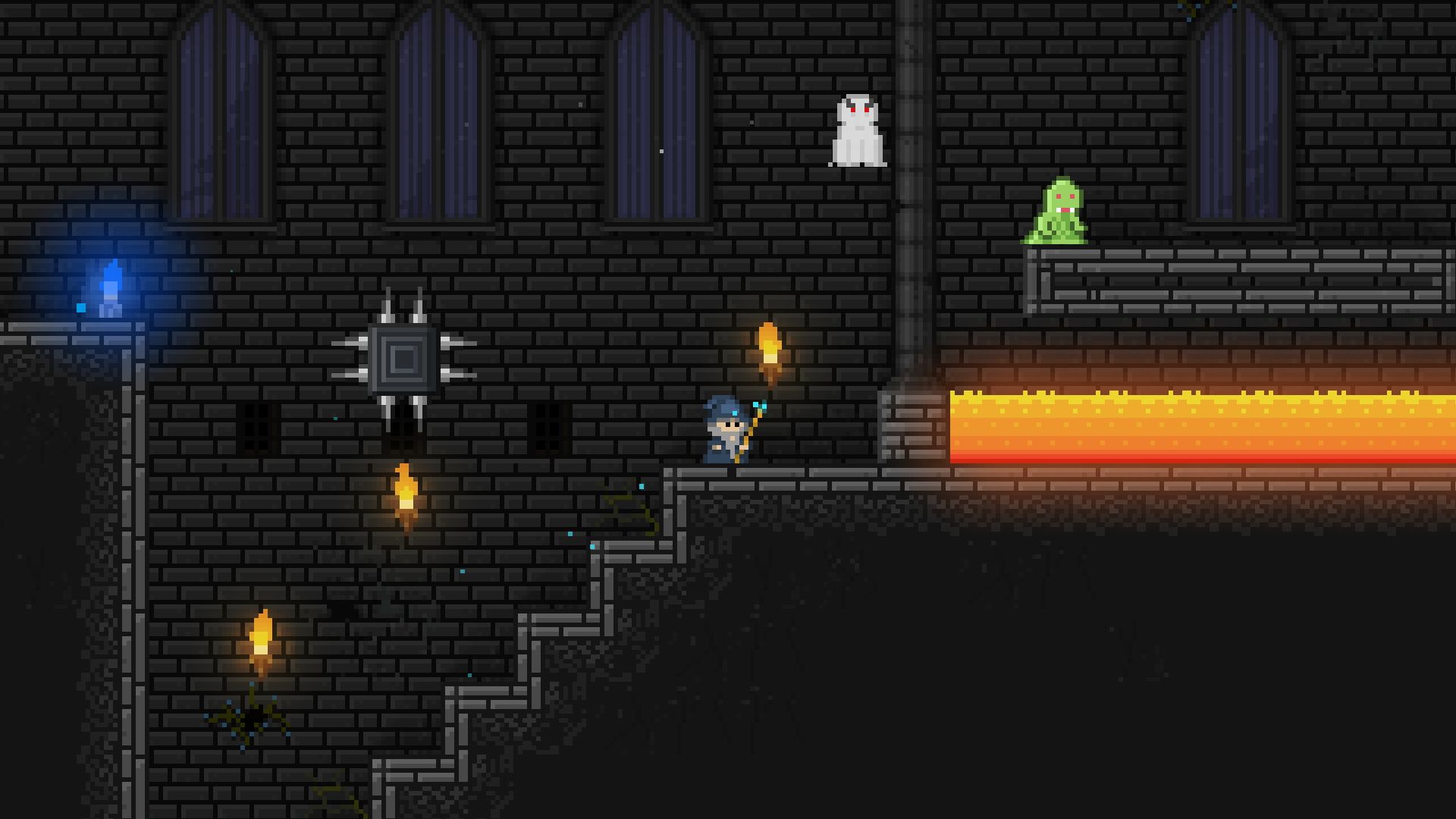 Screenshot of Pixel Wizard Adventures 2D
