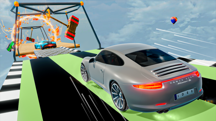 Mega Ramp Stunts Cars Game游戏截图