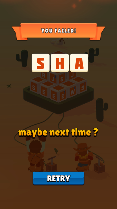 Cowboy Word Duel游戏截图