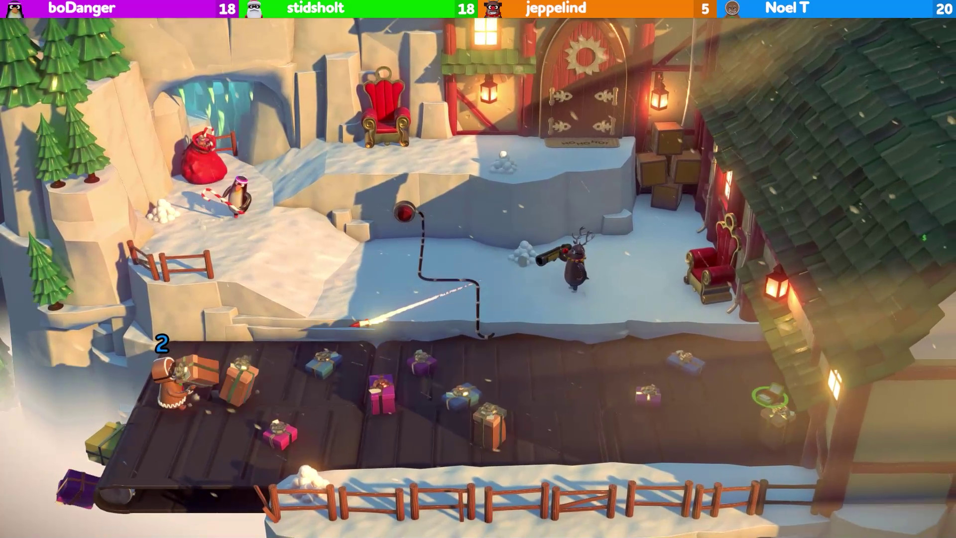 Rubber Bandits: Christmas Prologue游戏截图