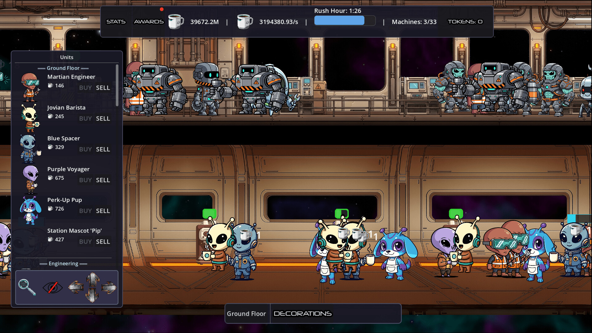 Starbrew Station游戏截图