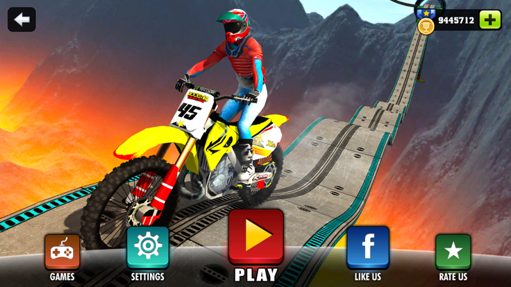 Motorbike Driving Simulator - impossible Tracks 3D游戏截图