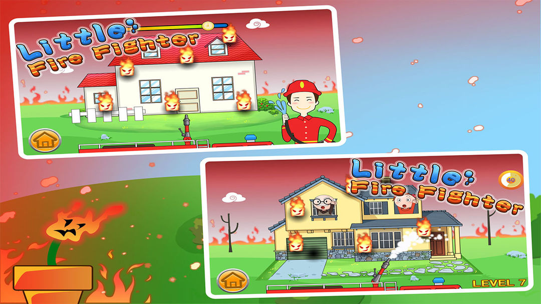 宝宝益智模拟消防员游戏截图