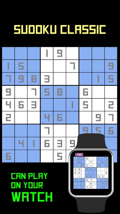 Sudoku Classic : Watch & Phone游戏截图