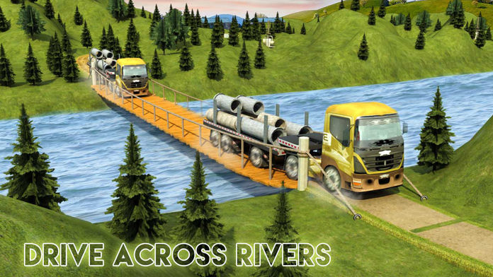 大卡车停车疯狂2017年:真正的越野驾驶 Truck Parking Adventures Game游戏截图