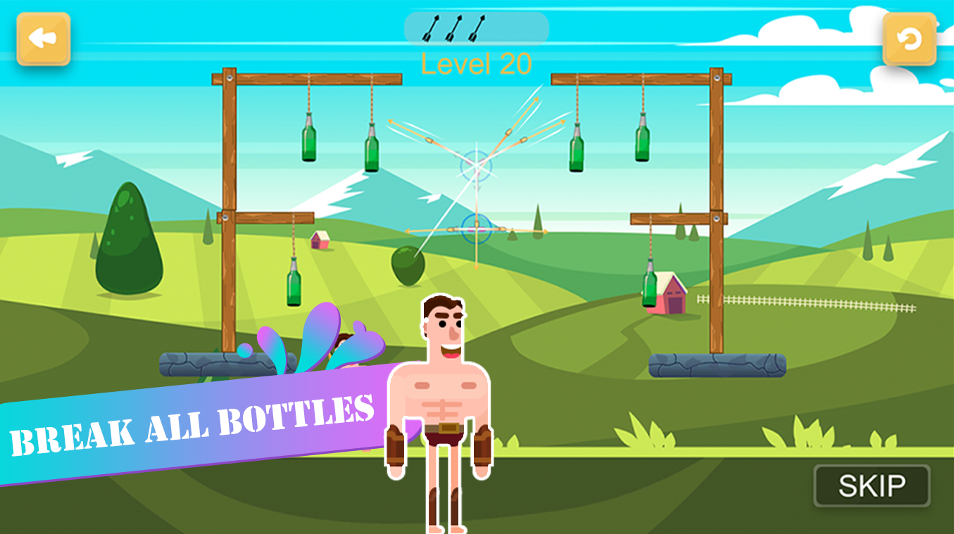 弓箭手与瓶游戏截图