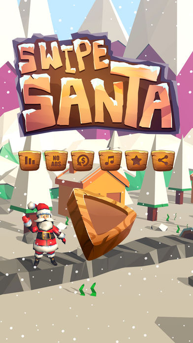 Swipe Santa游戏截图