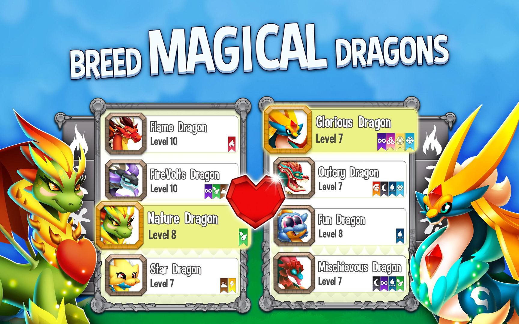 Screenshot of Dragon City Mobile