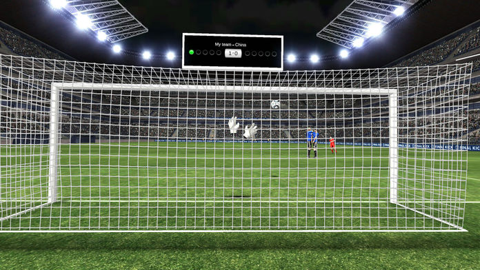 Final Kick VR - Virtual Reality free soccer game for Google Cardboard游戏截图
