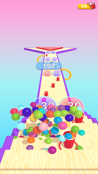 Pong Run 3D游戏截图