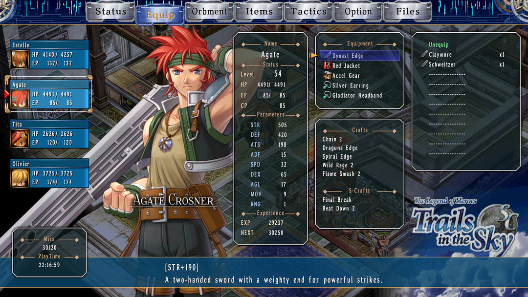 The Legend of Heroes: Trails in the Sky SC游戏截图