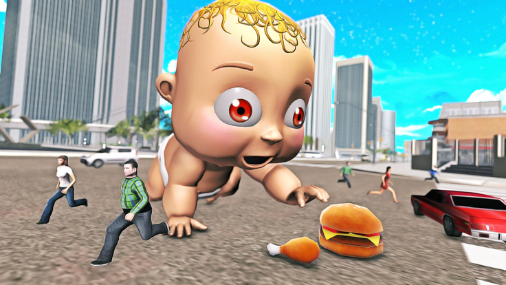 Giant Fat - Baby Simulator游戏截图