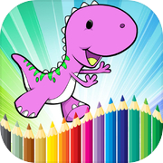 Dinosaurs Coloring - Animals Painting page drawing book games for kids