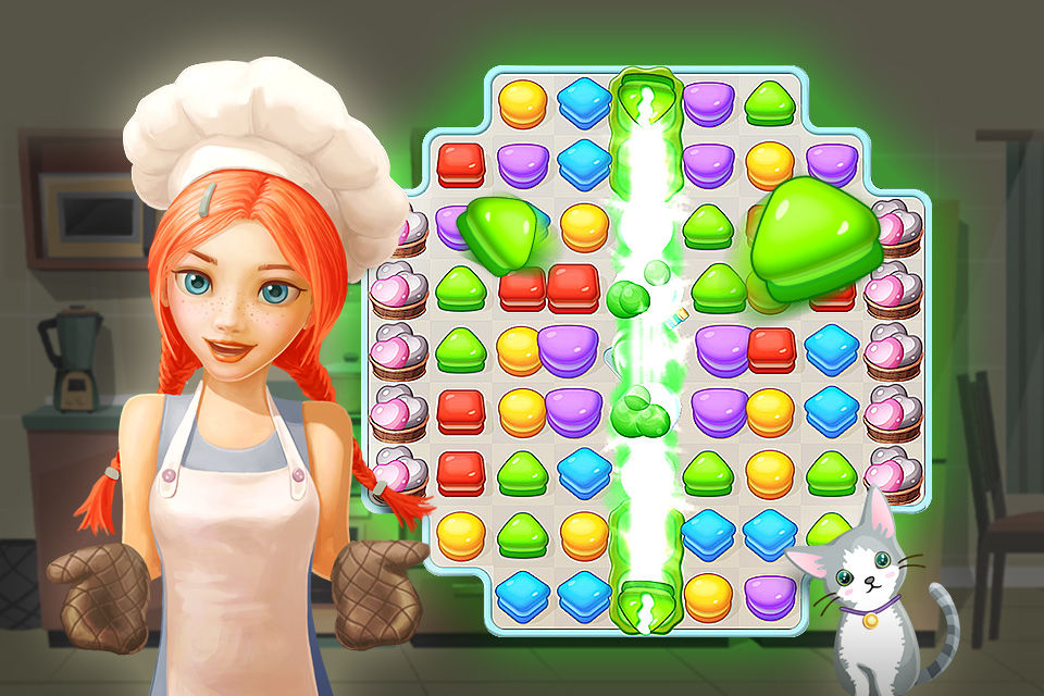 Screenshot of Cake Cooking POP : Puzzle Match