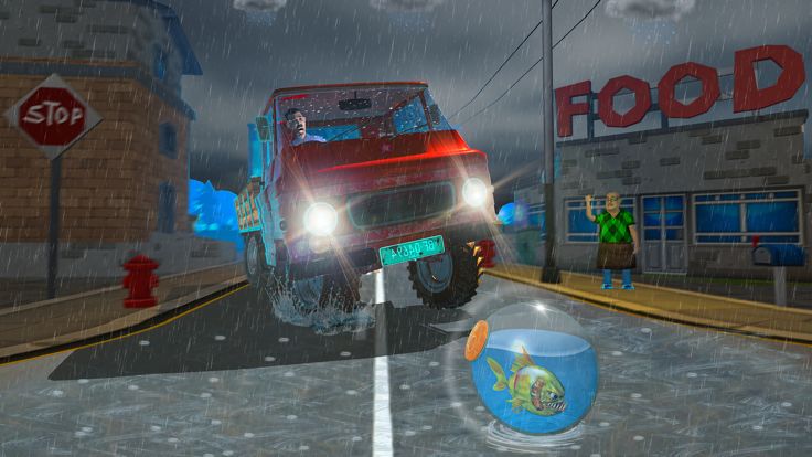 食人鱼 鱼 逃生.io游戏截图