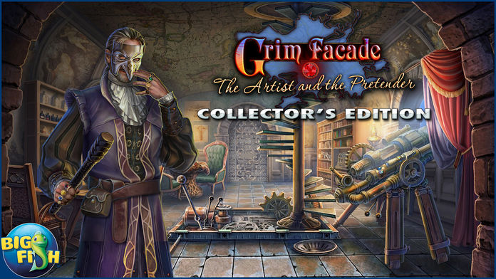 Grim Facade: The Artist and The Pretender - A Mystery Hidden Object Game (Full)游戏截图