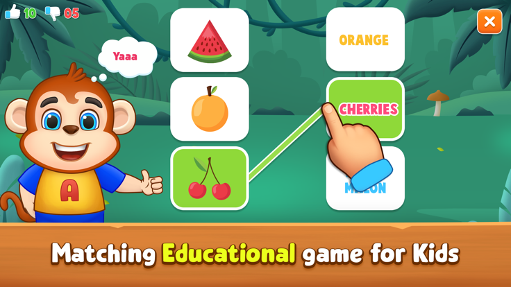 Kids Matching Game: Learn Game游戏截图