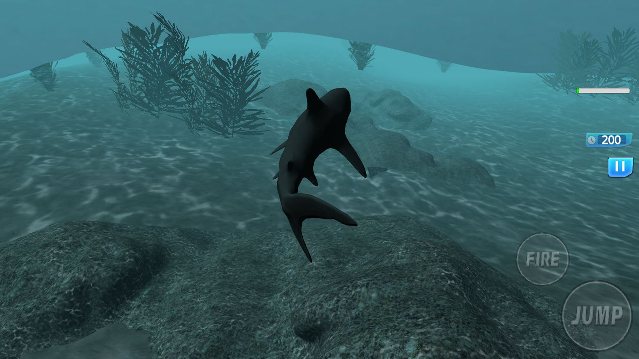 饥饿的鲨鱼动物园模拟游戏 - 动物园之星 - 动物园游戏截图