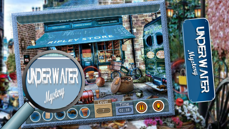 Hidden Objects Under Water Free Adventure Puzzle游戏截图