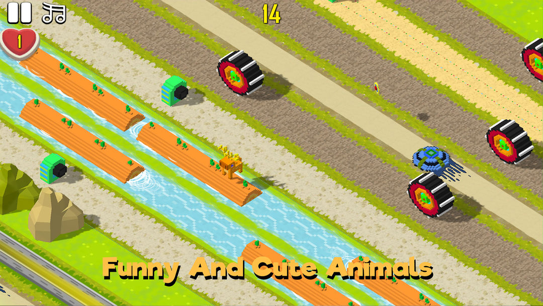 Unico’s Road Crossing游戏截图