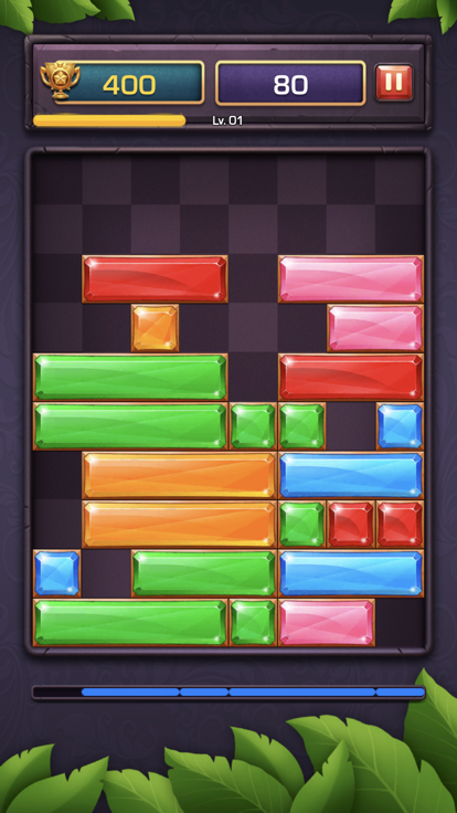 Drop Block Puzzle - Jewel Fun!游戏截图