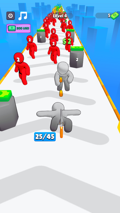 Flame Gun Run游戏截图