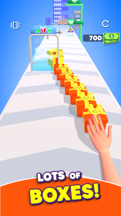 Gift Box Runner游戏截图