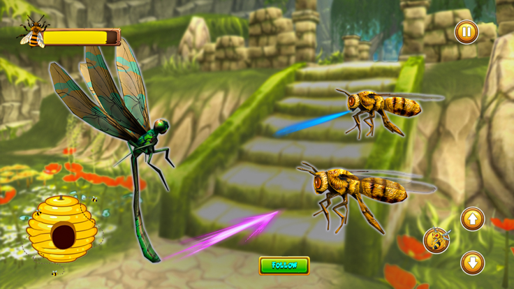 蜂蜜 蜜蜂 - 飞行 错误 游戏游戏截图