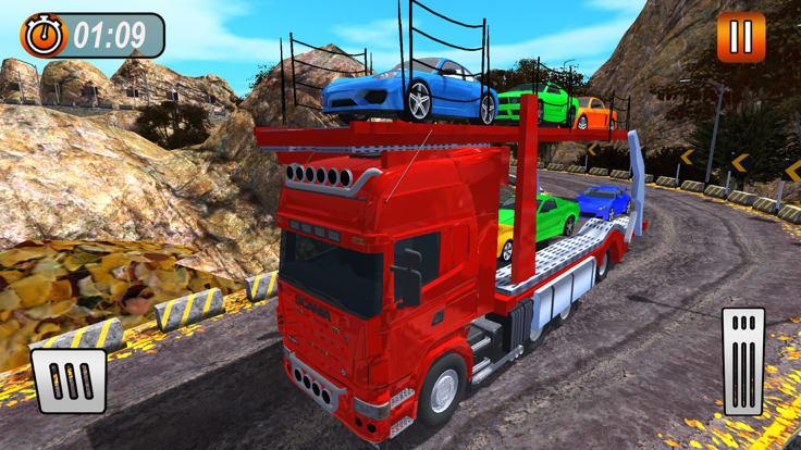 Truck Car Transporter Sim 3D游戏截图