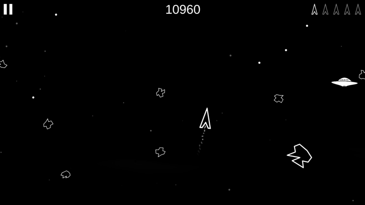 Asteroids -retro space shooter游戏截图