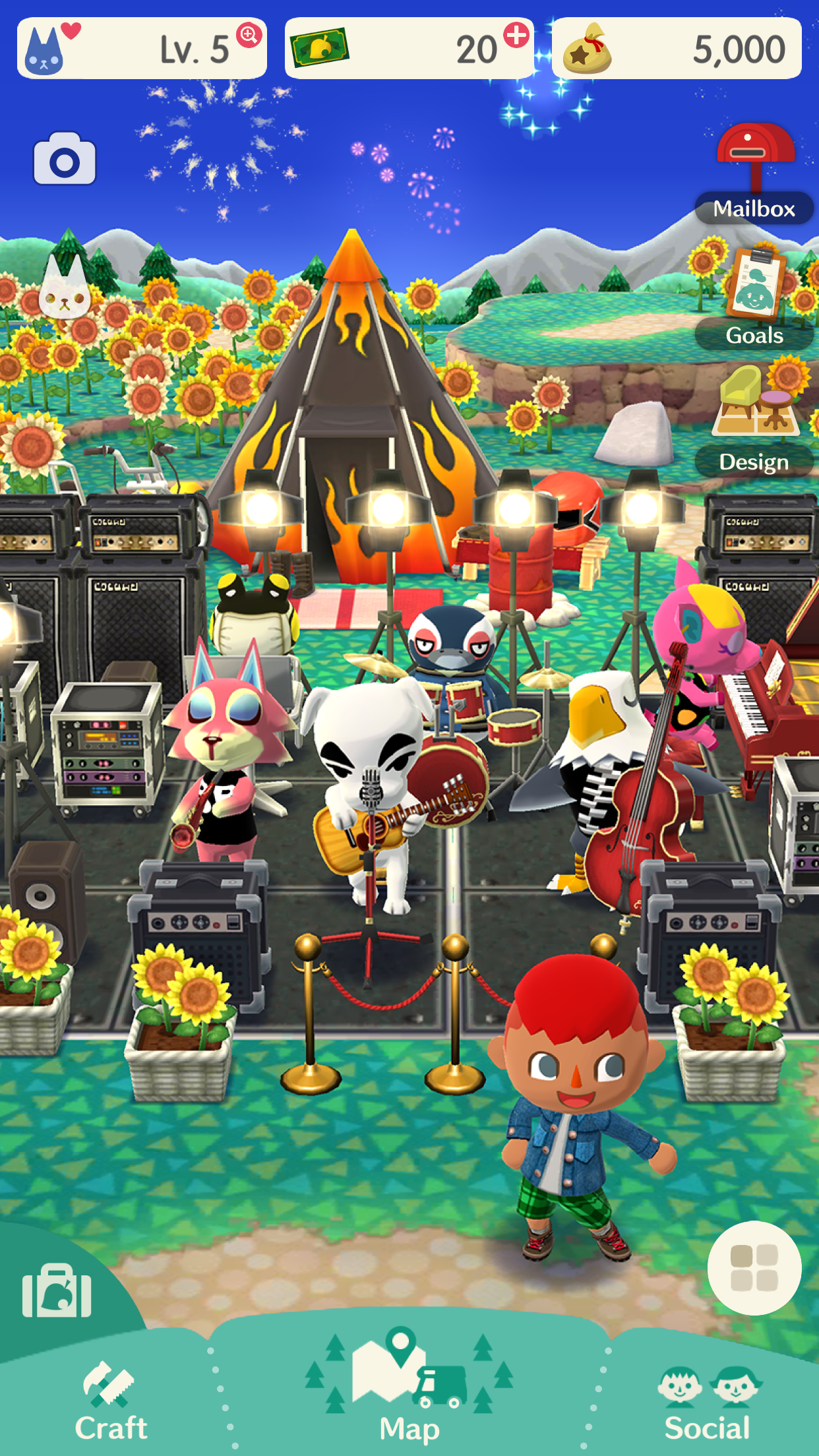 invite new animals to your camp animal crossing pc