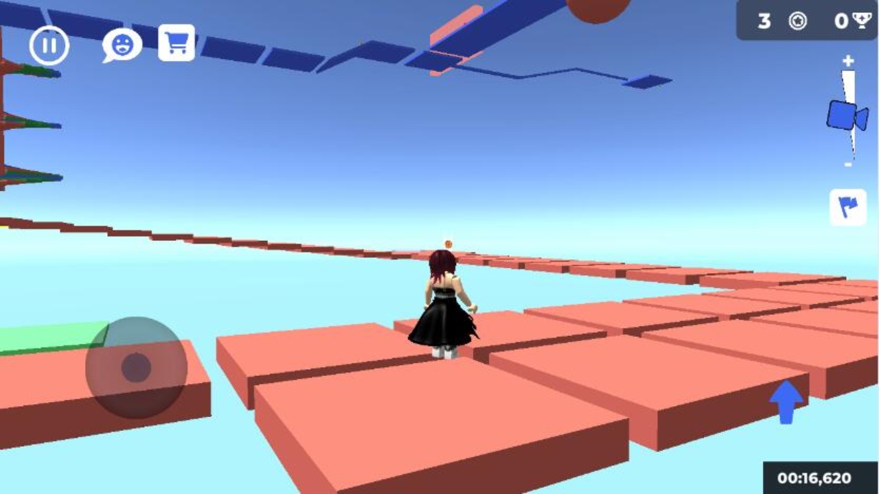 双人空间逃出生天跑酷游戏截图