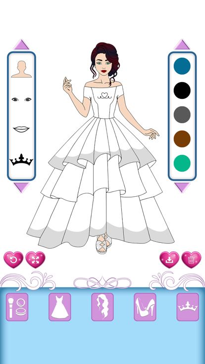 婚礼着色换装书游戏截图