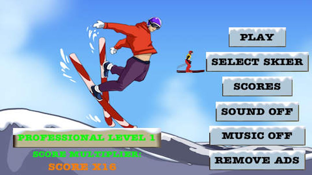 Crazy Ski-Flying游戏截图