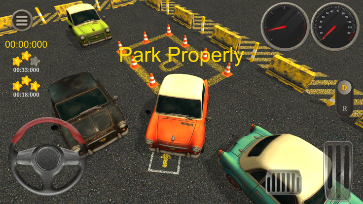 Vintage Car Parking游戏截图