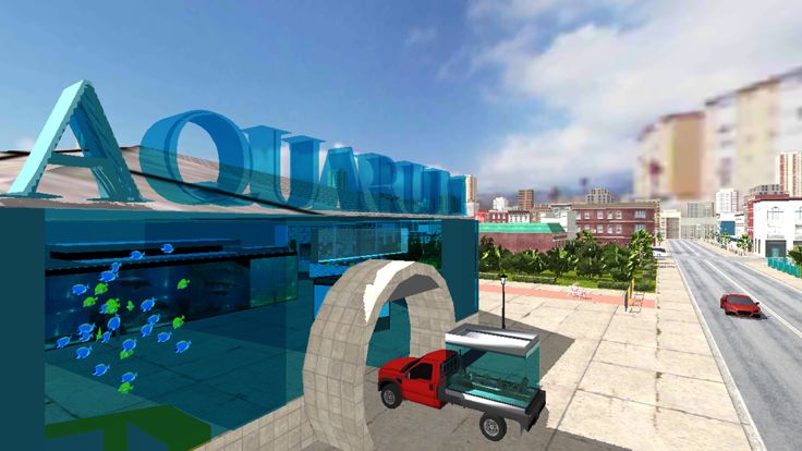 Sea Animals Transport Truck游戏截图