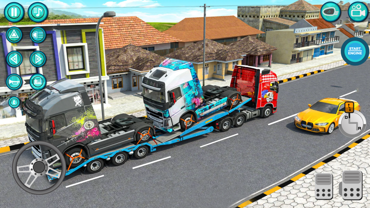 汽车运输车卡车司机游戏截图