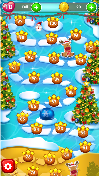 Christmas Santa Bubble Shooter游戏截图