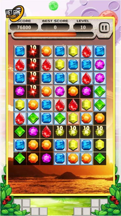 钻石爆爆乐 - Amazing Jewel 2016 Match 3: New Quest World Puzzle Edition HD游戏截图