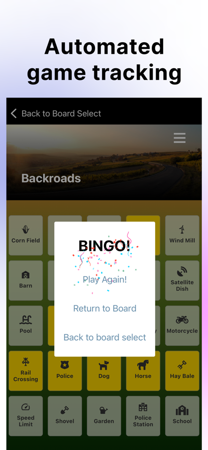Travel Bingo - Road trip bingo游戏截图